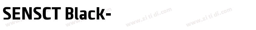 SENSCT Black字体转换